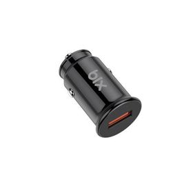 Bix BX1A18W 18 Watt QC 3.0 USB-A Siyah Araç Şarj Aleti iPhone Android Uyumlu Mini Araç İçi Şarj Cihazı