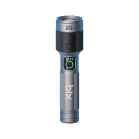 Bix BX2101FL 30 Watt LED 690 mt Uzun Menzilli Şarjlı El Feneri 1450 Lümen Güç Göstergeli Zoom Özellikli Işıklı Kamp Feneri