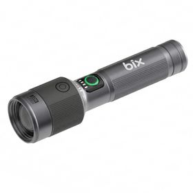 Bix BX2101FL 30 Watt LED 690 mt Uzun Menzilli Şarjlı El Feneri 1450 Lümen Güç Göstergeli Zoom Özellikli Işıklı Kamp Feneri