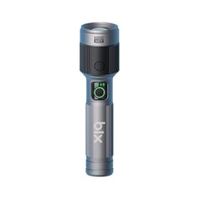 Bix BX2101FL 30 Watt LED 690 mt Uzun Menzilli Şarjlı El Feneri 1450 Lümen Güç Göstergeli Zoom Özellikli Işıklı Kamp Feneri