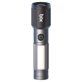 Bix BX2153FL 7 Watt LED 325 mt Menzilli 330 Lümen Type-C LED El Feneri Manyetik COB Zoom Özellikli Işıklı Kamp Feneri