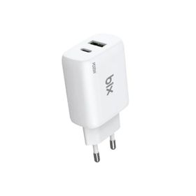 Bix BX2P25TW Beyaz Çift Portlu Siyah Akım Korumalı Şarj Cihazı