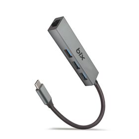 Bix BXC06HB Type-C 3 Bağlantı Noktalı Gigabit Ethernet USB 3.2 Hub