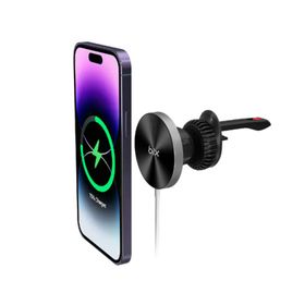 BİX BXCH2 15W Siyah Magsafe Uyumlu Araç İçi Tutucu