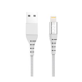 Bix Gri Iphone İçin Ultra Güçlendirilmiş MFI Lightning Şarj Kablosu