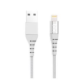 Bix Gri Iphone İçin Ultra Güçlendirilmiş MFI Lightning Şarj Kablosu