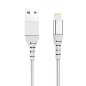 Bix Gri Iphone İçin Ultra Güçlendirilmiş MFI Lightning Şarj Kablosu