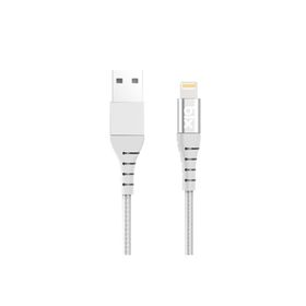 Bix Gri Iphone İçin Ultra Güçlendirilmiş MFI Lightning Şarj Kablosu