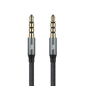 Bix Hi-Fi 3.5 mm To Erkek 1.5 mt Örgülü Aux Ses Kablosu