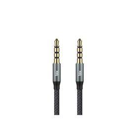 Bix Hi-Fi 3.5 mm To Erkek 1 mt Örgülü Aux Ses Kablosu
