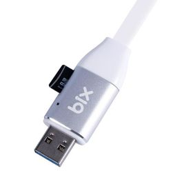 Bix iData Pro Micro SD Kart Okuyuculu iPhone Şarj Kablosu