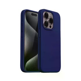 Bix İphone 11 Mavi Magsafeli Silikon Kılıf