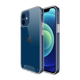 Bix iPhone 12/12 Pro Nebula Aqua Transparan Ultra Şeffaf Çizilmeye Dayanıklı Tam Kapsamlı Koruma Kılıf