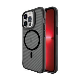Bix iPhone 13 Pro Max Carbon Fiber Force Magsafe Anti Şok Teknolojili Kamera ve Ekran Korumalı Kılıf
