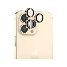 Bix iPhone 14 Pro / 14 Pro Max 9H Gerçek Cam Crystal AR+AF Gümüş Lens Koruyucu