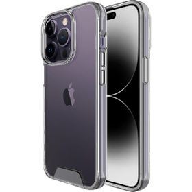 Bix iPhone 14 Pro Nebula Aqua Transparan Ultra Şeffaf Çizilmeye Dayanıklı Tam Kapsamlı Koruma Kılıf