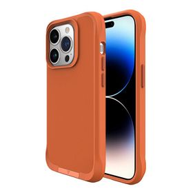 Bix iPhone 14 Pro Vortex Magsafe Stand Özellikli 3X Korumalı Mikro Fiber İç Yüzey Turuncu Kılıf