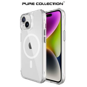 Bix iPhone 15 Magsafe Uyumlu Transparan Şeffaf Güçlü Manyetik Üstün Darbe Koruması Kılıf