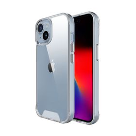 Bix iPhone 15 Nebula Aqua Transparan Ultra Şeffaf Çizilmeye Dayanıklı Tam Kapsamlı Koruma Kılıf