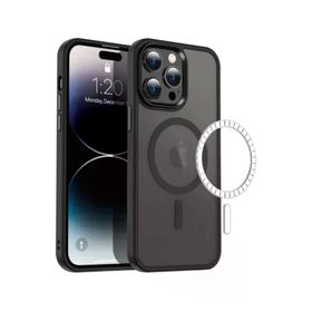 Bix İphone 15 Pro Magsafe Siyah Çizilmez Kılıf