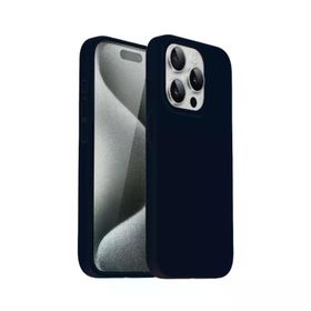 Bix İphone 15 Siyah Magsafe Silikon Kılıf