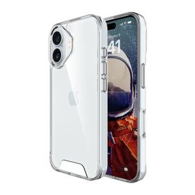 Bix iPhone 16 Plus Nebula Aqua Transparan Ultra Şeffaf Çizilmeye Dayanıklı Tam Kapsamlı Koruma Kılıf