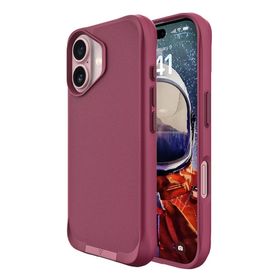 Bix iPhone 16 Plus Vortex Magsafe Stand Özellikli 3X Korumalı Mikro Fiber İç Yüzey Kırmızı Kılıf
