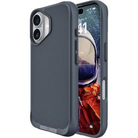 Bix iPhone 16 Plus Vortex Magsafe Stand Özellikli 3X Korumalı Mikro Fiber İç Yüzey Lacivert Kılıf