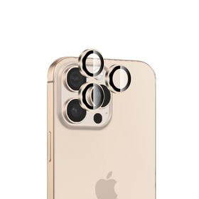 Bix iPhone 16 Pro / 16 Pro Max Safir 3D Kamera Camı 9H Premium Desert Titanyum Lens Koruyucu