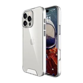Bix iPhone 16 Pro Max Nebula Aqua Transparan Ultra Şeffaf Çizilmeye Dayanıklı Tam Kapsamlı Koruma Kılıf