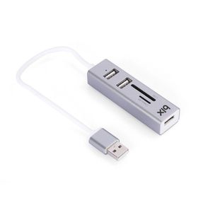 Bix Kart Okuyuculu 3 Portlu USB Çoklayıcı Hub