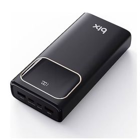 Bix PB303 30000 mAh 60W Usb Type-C Pd Hızlı Şarj Destekli Led Göstergeli Siyah Powerbank