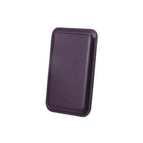 Bix TMW1 iPhone Kiraz Moru Magsafe Deri Kartlık Manyetik Telefon Cüzdanı
