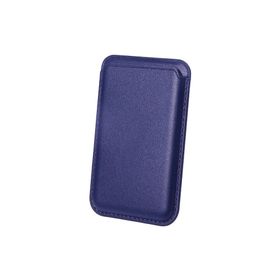 Bix TMW1 iPhone New Blue Magsafe Deri Kartlık Manyetik Telefon Cüzdanı
