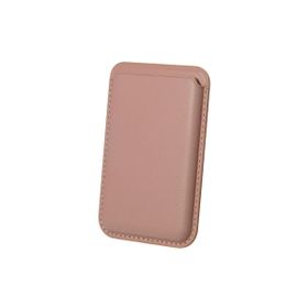 Bix TMW1 iPhone Rose Gold Magsafe Deri Kartlık Manyetik Telefon Cüzdanı