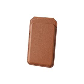 Bix TMW2 iPhone Kahverengi Magsafe Manyetik Deri Kartlık Katlanabilir Standlı Cüzdan