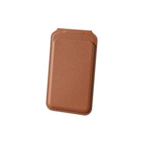 Bix TMW2 iPhone Kahverengi Magsafe Manyetik Deri Kartlık Katlanabilir Standlı Cüzdan