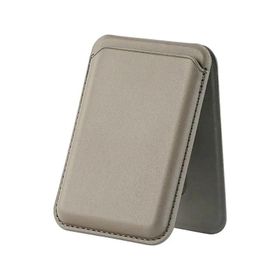 Bix TMW4 iPhone Desert Gold Magsafe Manyetik Kartlık Standlı Katlanabilir Uyumlu Deri Cüzdan