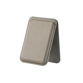 Bix TMW4 iPhone Desert Gold Magsafe Manyetik Kartlık Standlı Katlanabilir Uyumlu Deri Cüzdan