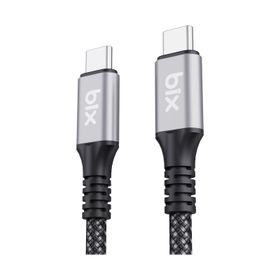 Bix USB4 Thunderbolt 3/4 USB-C 240W 40 Gbps 8K 60 Hz UHD 1 mt Hızlı Şarj Data ve Görüntü Aktarım Kablosu
