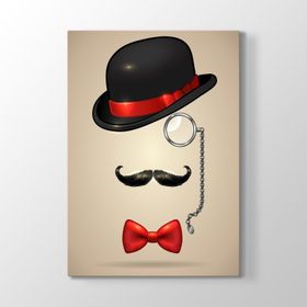 Bıyık Vintage Tablosu