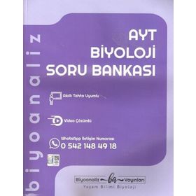 Biyoanaliz Yayınları AYT Biyoloji Soru Bankası