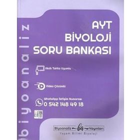 Biyoanaliz Yayınları AYT Biyoloji Soru Bankası