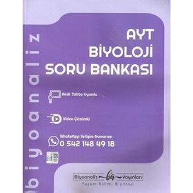 Biyoanaliz Yayınları AYT Biyoloji Soru Bankası