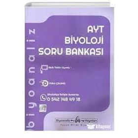 Biyoanaliz Yayınları AYT Biyoloji Soru Bankası