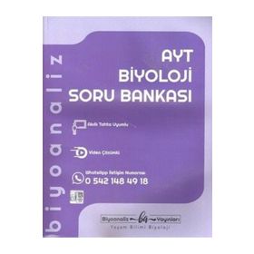 Biyoanaliz Yayınları AYT Biyoloji Soru Bankası