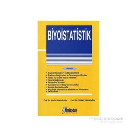 BIYOISTATISTIK - KADIR SÜMBÜLOĞLU;VILDAN SÜMBÜLOĞLU