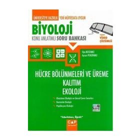 Biyoloji - Hücre Bölünmeleri ve Üreme Kalıtım Ekoloji - Çap Yayınları
