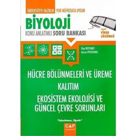 Biyoloji - Hücre Bölünmeleri ve Üreme Kalıtım Ekoloji - Çap Yayınları