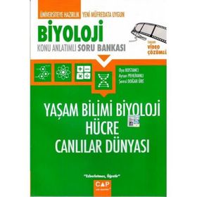 Biyoloji Yaşam Bilimi Biyoloji Hücre Canlıların Dünyası Konu Anlatımlı Soru Bankası - Çap Yayınları